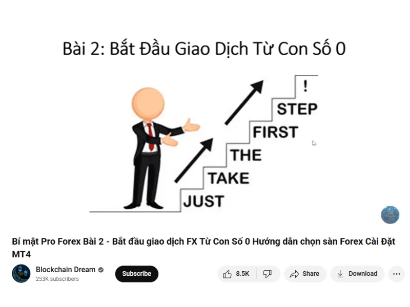 Video bắt đầu giao dịch FX Từ Con Số 0 Hướng dẫn chọn sàn Forex Cài Đặt MT4