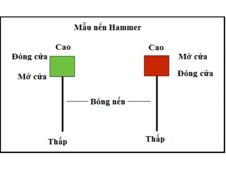 mô hình nến hammer
