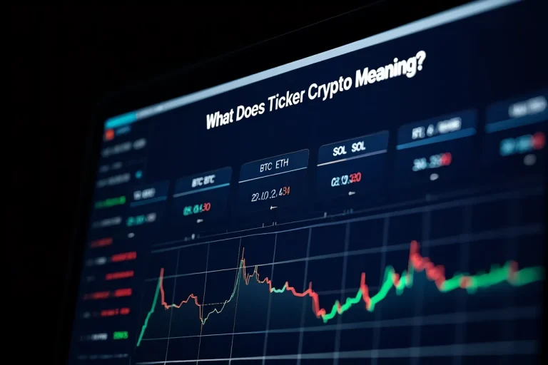 What Does Ticker Crypto Meaning