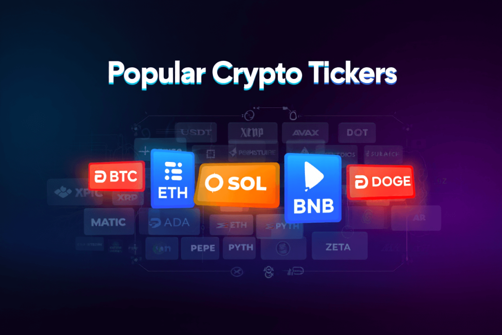 ​Popular Crypto Tickers