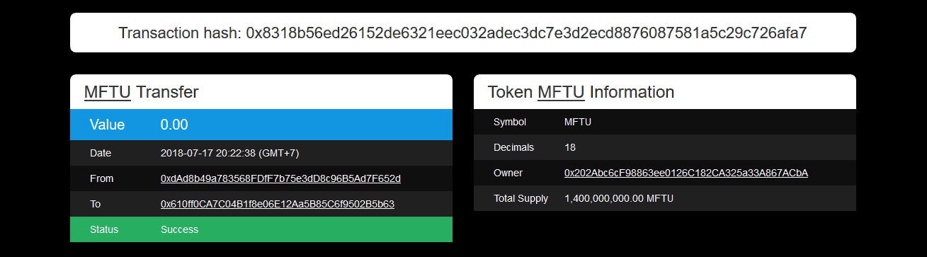 Đọc Thông Tin Từ TxHash