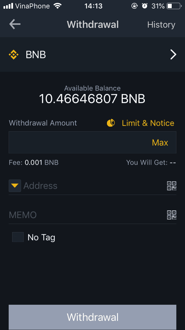 MEMO / Tag / Payment ID trong Binance là gì?