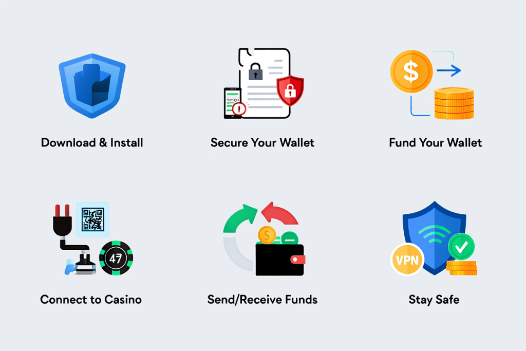 Set Up and Use a Crypto Wallet for Online Gambling