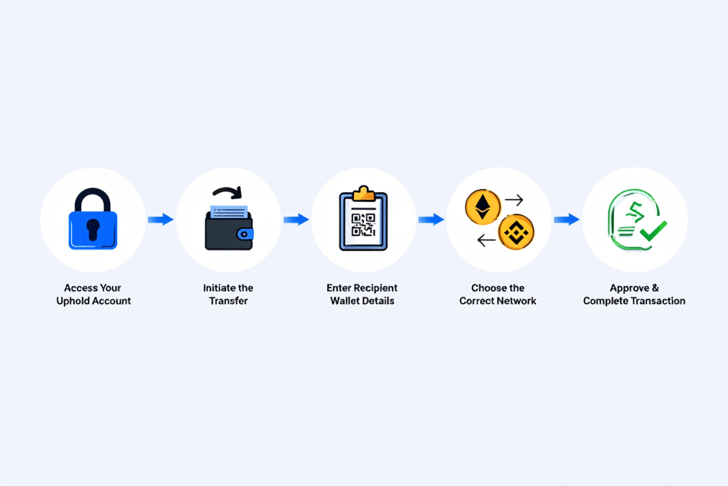 How to Send Crypto from Uphold to Another Wallet ?