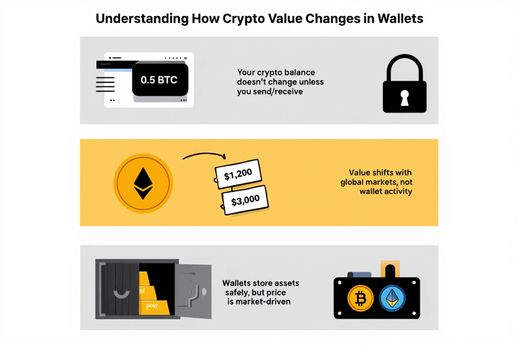 Understanding How Crypto Value Changes in Wallets