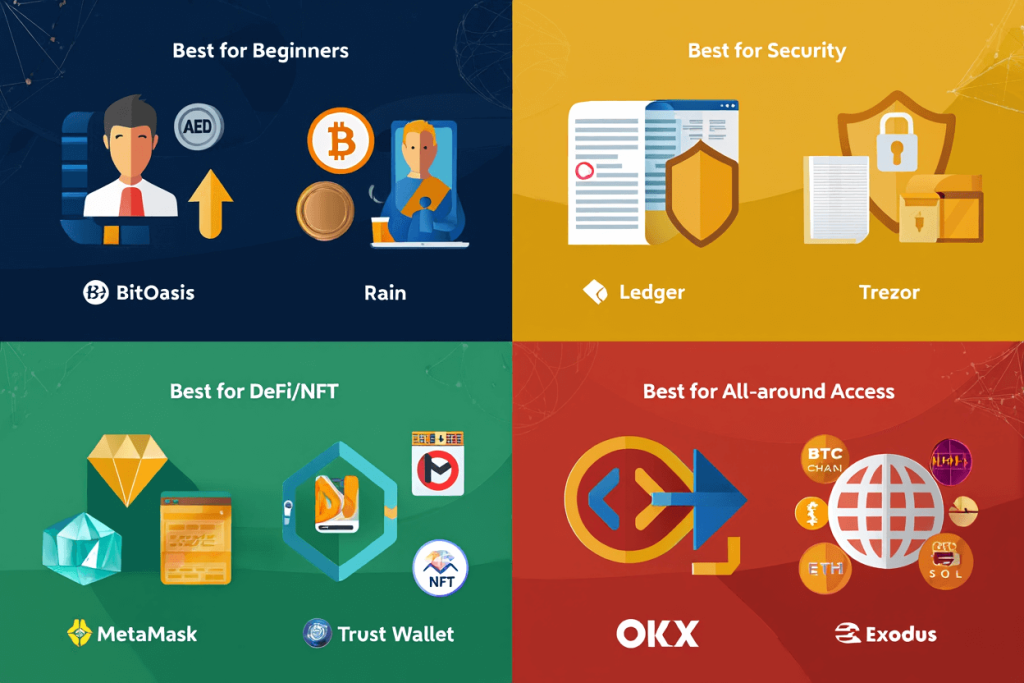 Best Crypto Wallets for Different Needs in Dubai