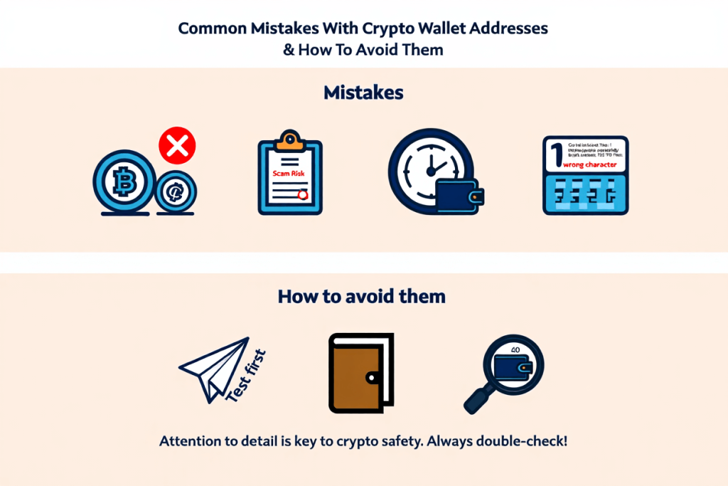 Common Mistakes with Crypto Wallet Addresses & How To Avoid Them