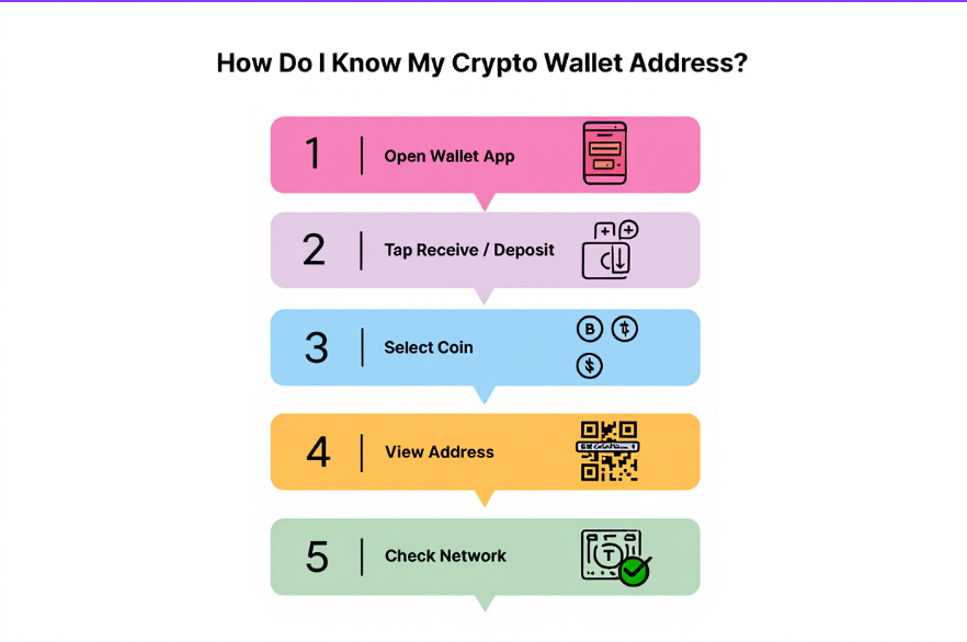 How Do I Know My Crypto Wallet Address? Step-by-Step