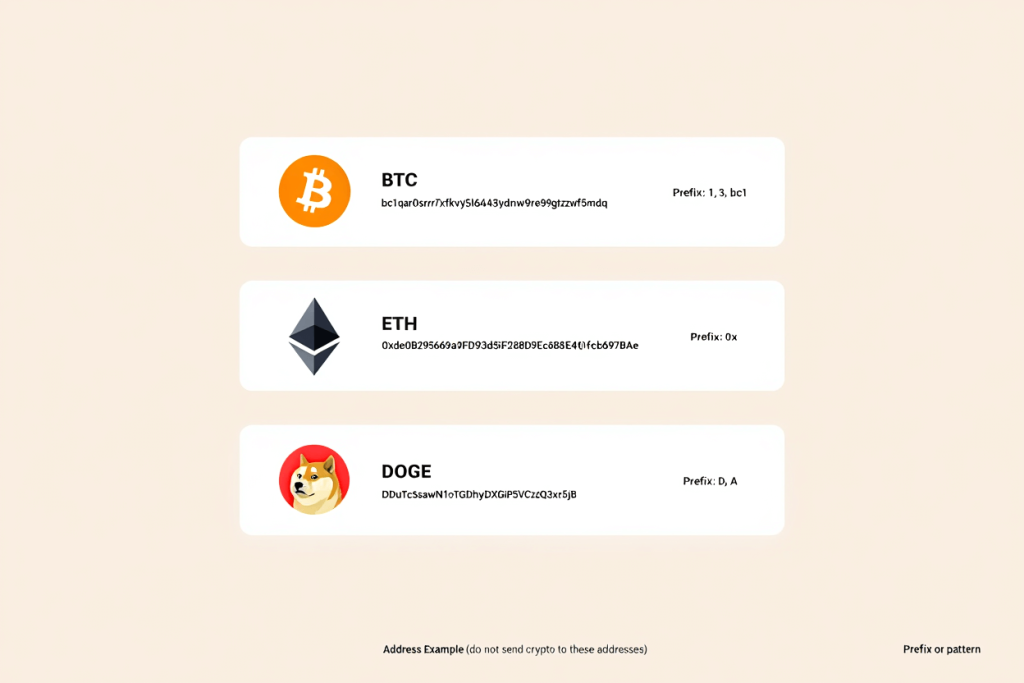 Crypto Wallet Address Example