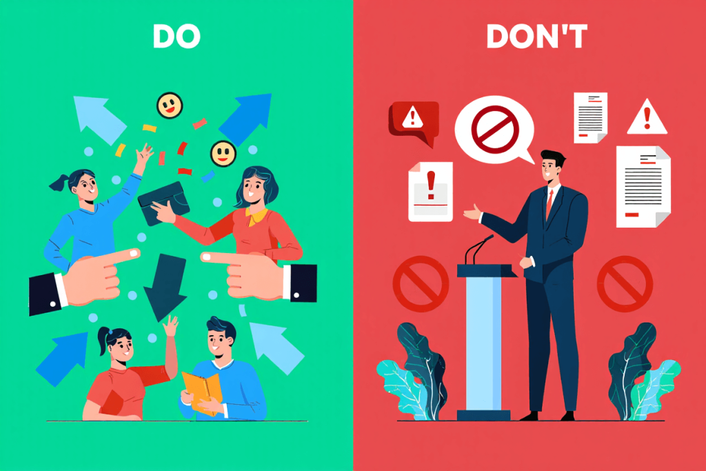 Dos, Don’ts, and Professional Alternatives
