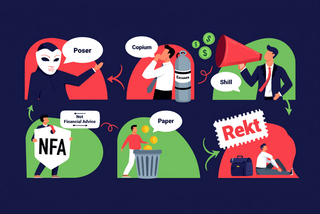 Terms and Slang Overlap with LARP in Crypto