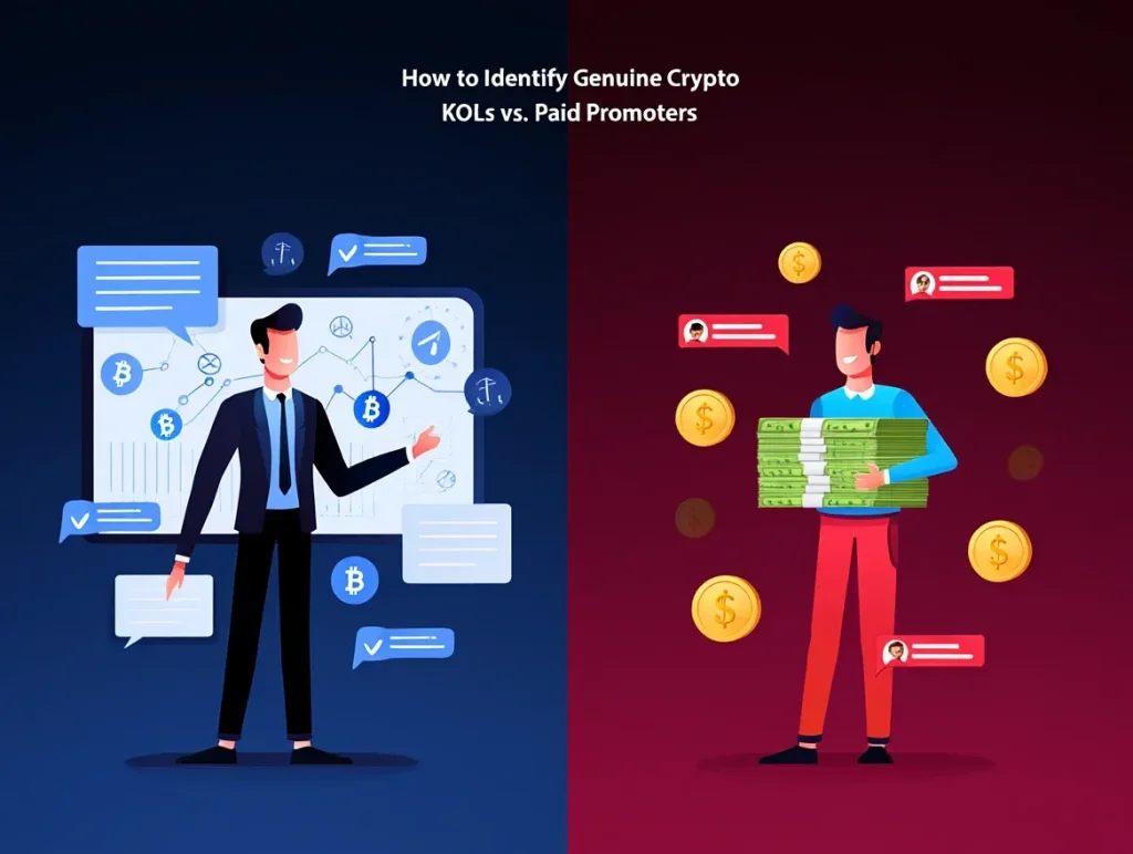 How to Identify Genuine Crypto KOLs vs. Paid Promoters