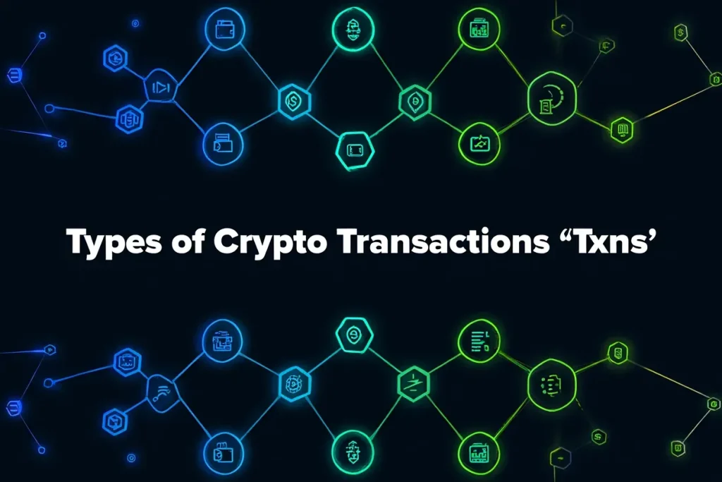 Types of Crypto Transactions ("Txns")