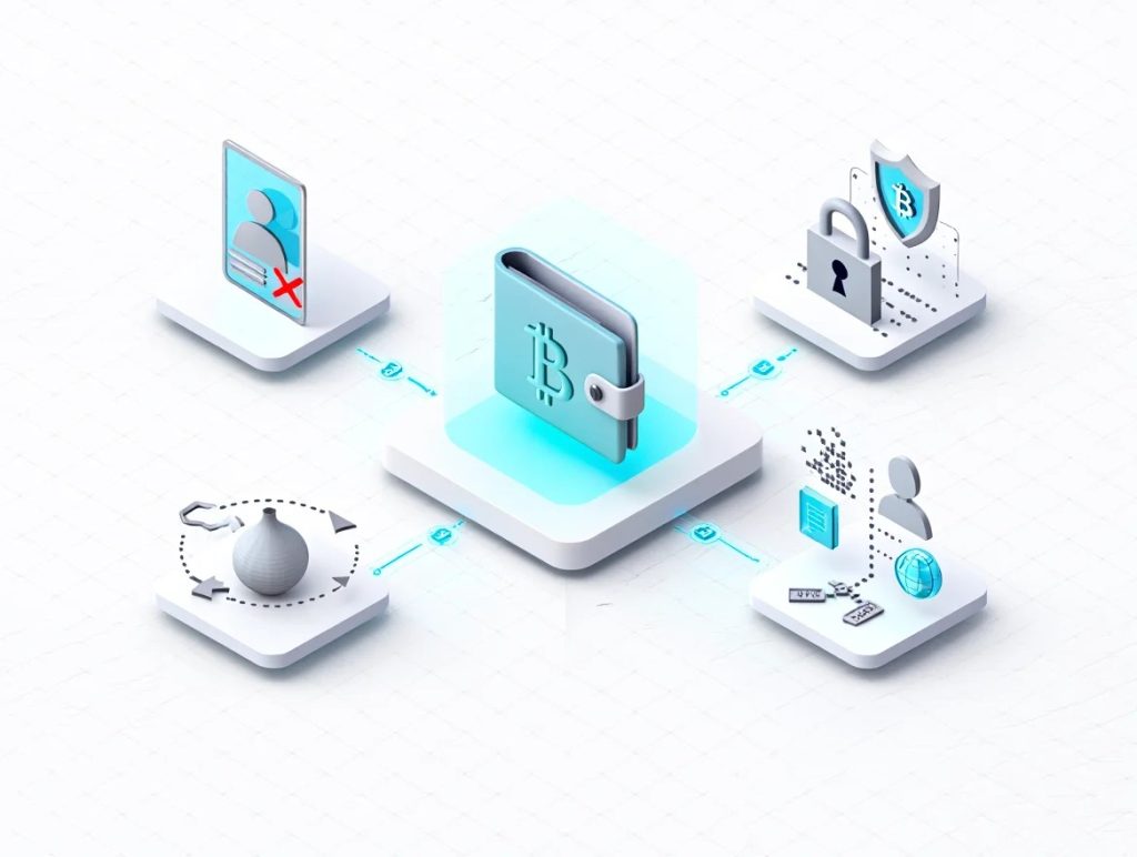 Core features of anonymous Crypto Wallets