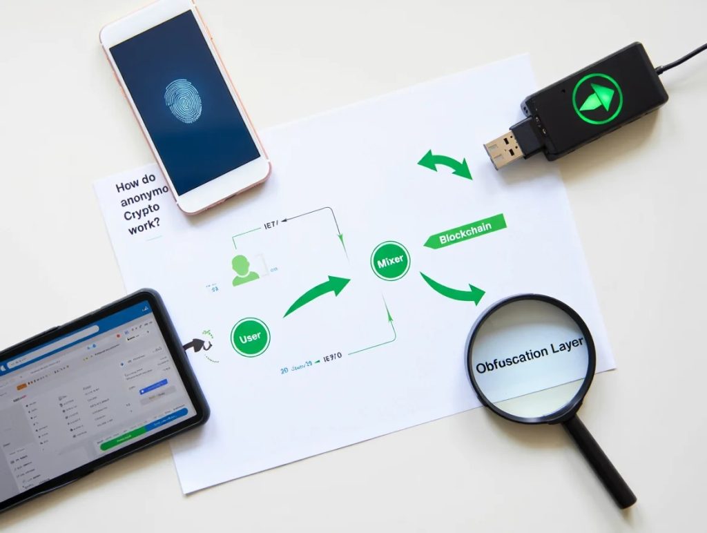 How do anonymous Crypto wallets work