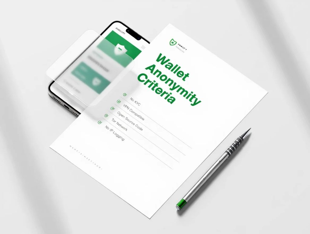 Key features & criteria for wallet anonymity