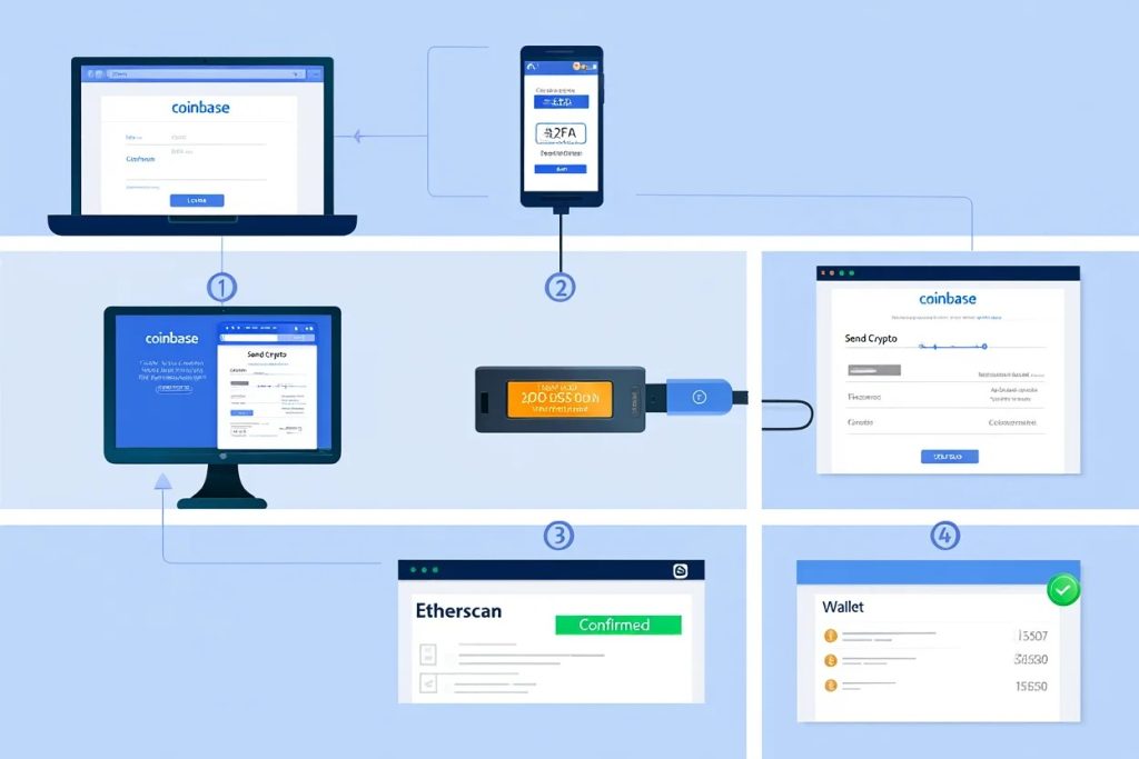 Step-by-Step How to transfer crypto from coinbase to cold wallet