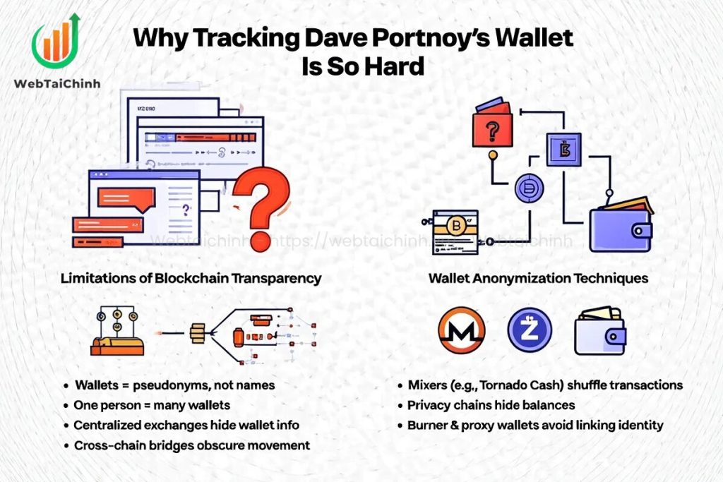 Tracking a Wallet Is not That Simple