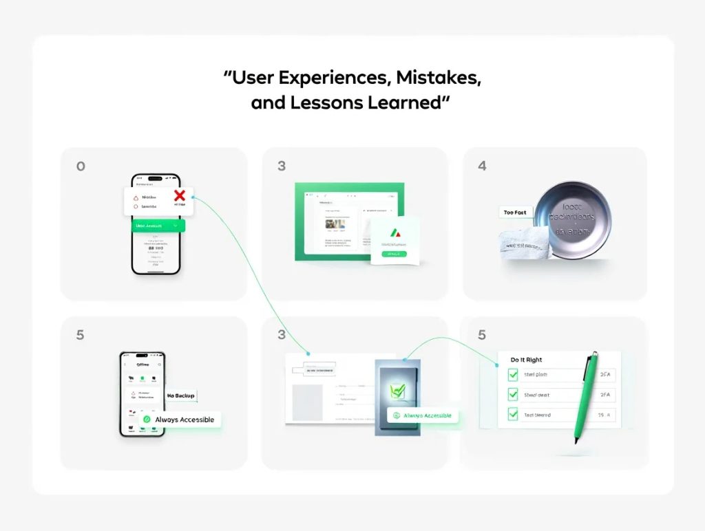 User Experiences, Mistakes, and Lessons Learned