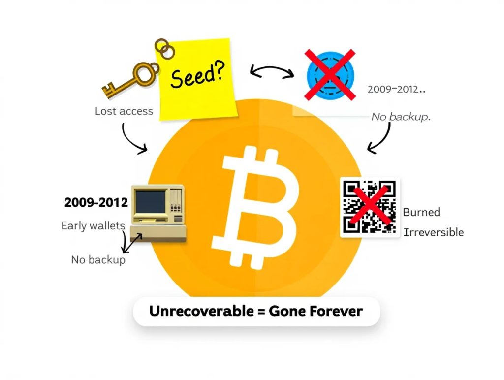 Why are Bitcoins lost Main causes explained