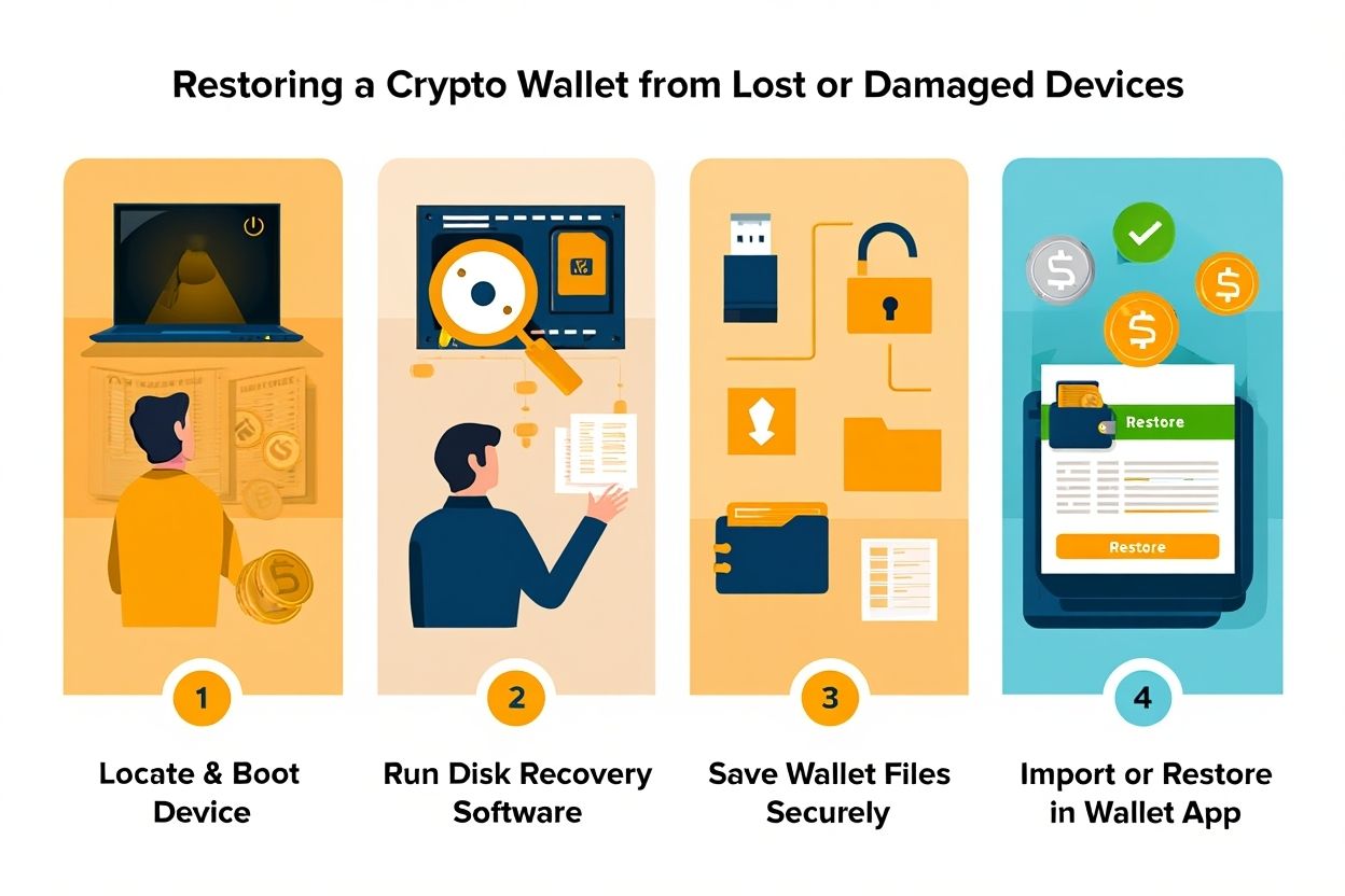 Restoring a wallet from lost or damaged devices