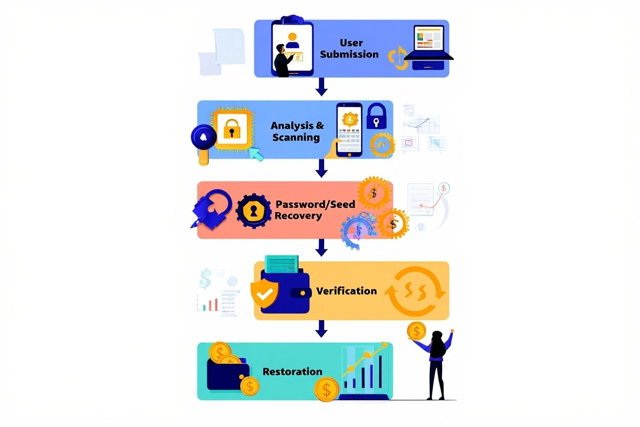 Step-by-Step How lost Crypto Wallet finder apps work