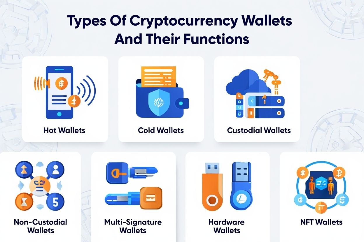 Types of cryptocurrency wallets and their functions