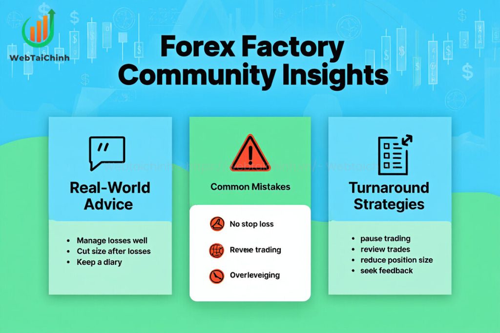 Learn from Forex Factory traders manage losses, avoid mistakes, and use proven strategies for recovery