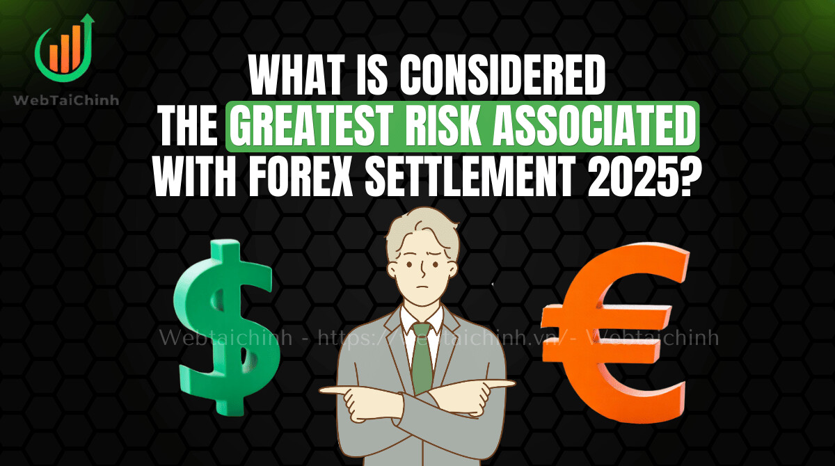 What is considered the greatest risk associated with Forex settlement 2025